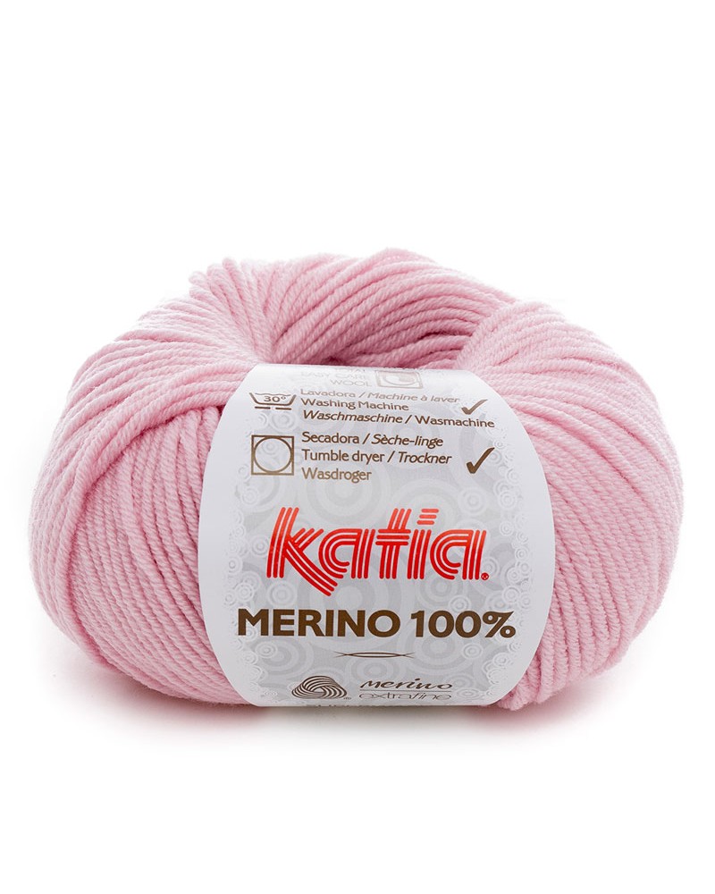 KATIA LANA MERINO 100% N 07 ROSA MUY CLARO