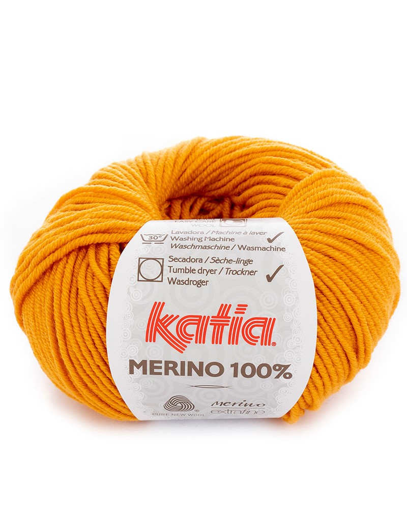 KATIA LANA MERINO 100% N 13 NARANJA
