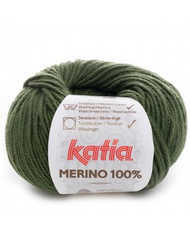 KATIA LANA MERINO 100% N 23 VERDE OSCURO