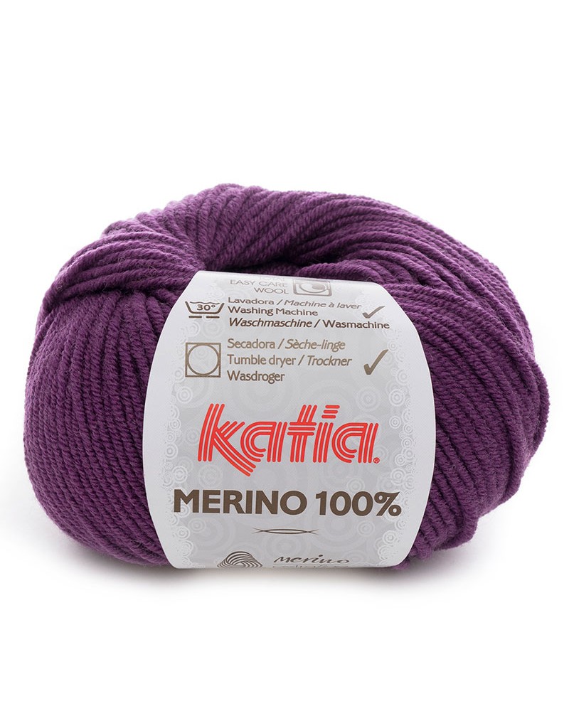 KATIA LANA MERINO 100% N 43 VIOLETA