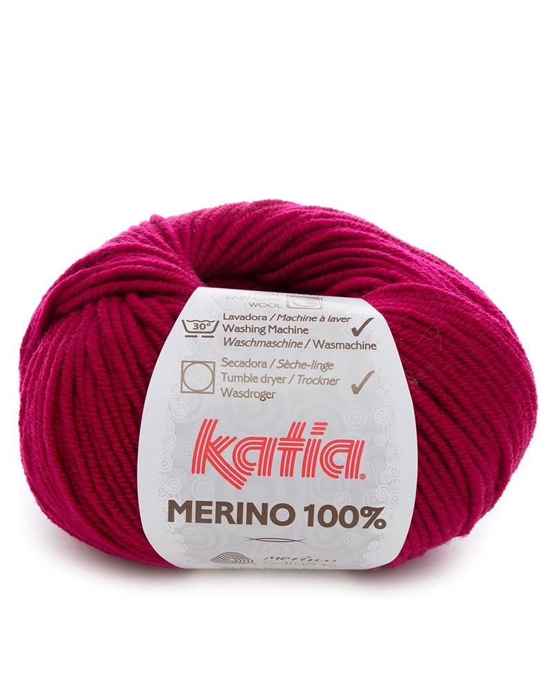 KATIA LANA MERINO 100% N 49 FUSIA OSCURO