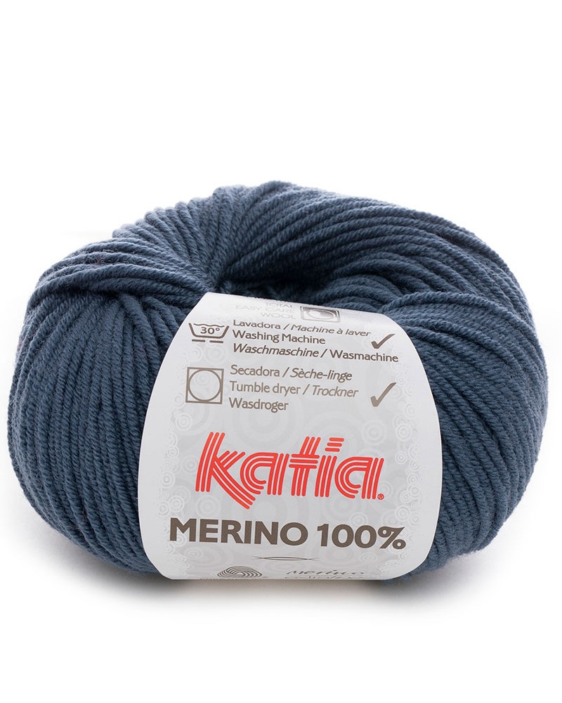 KATIA LANA MERINO 100% N 53 AZUL
