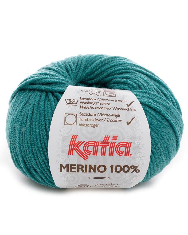 KATIA LANA MERINO 100% N 54 VERDE