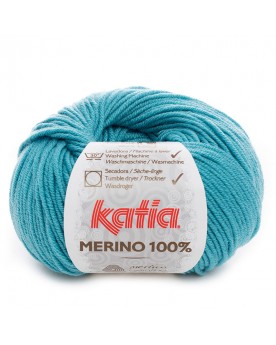 KATIA LANA MERINO 100% N 55 TURQUESA