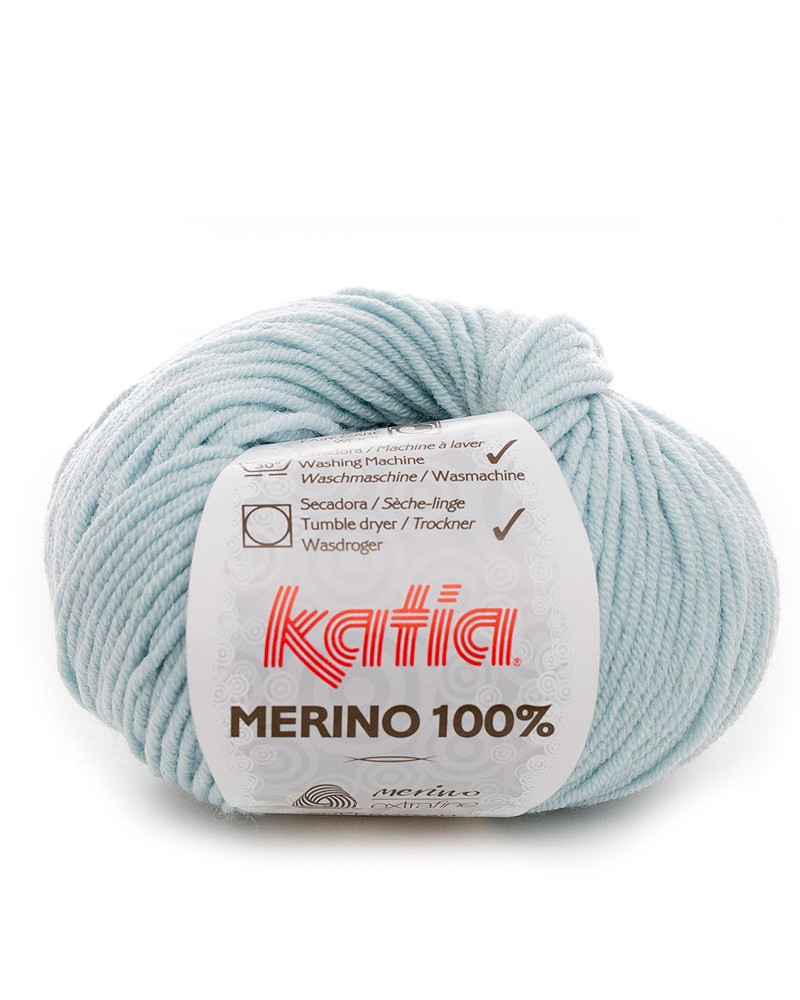 KATIA LANA MERINO 100% N 67 AZUL CELESTE