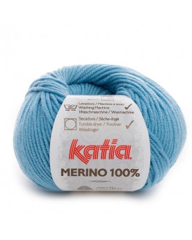 KATIA LANA MERINO 100% N 74 AZUL