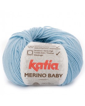 KATIA LANA MERINO BABY N 8 AZULCELESTE