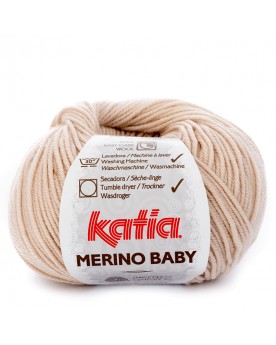 KATIA LANA MERINO BABY N 27 BEIGE CLARO