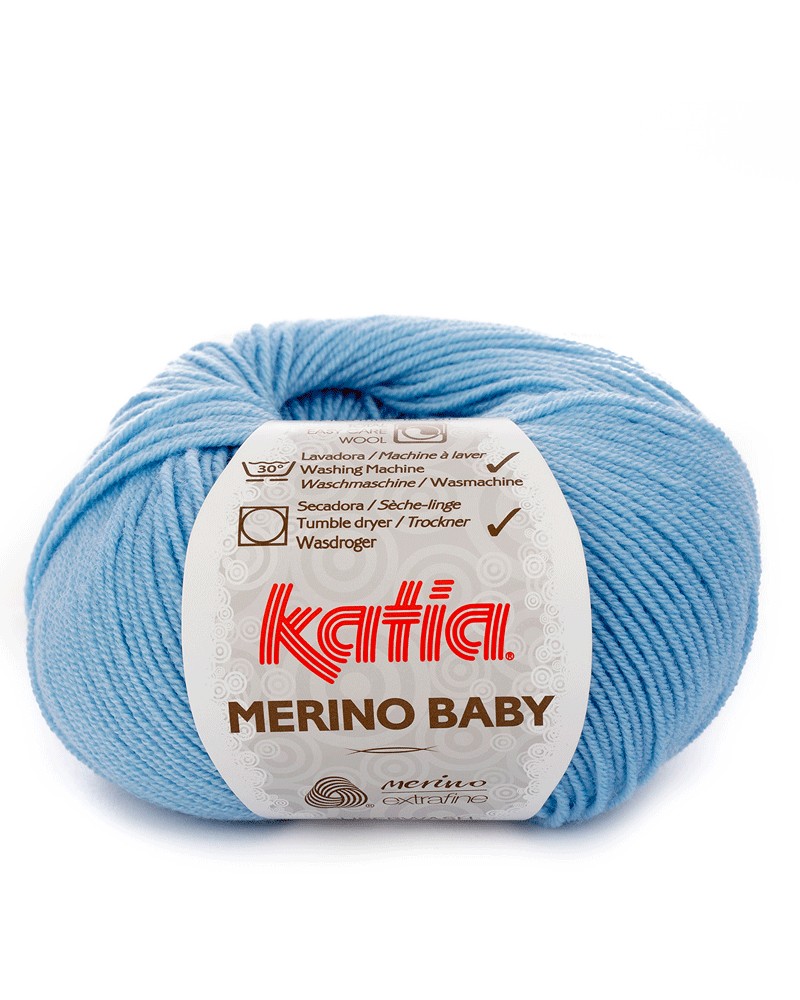 KATIA LANA MERINO BABY N 41 AZUL CLARO