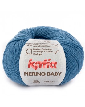 KATIA LANA MERINO BABY N 44 AZUL MEDIO