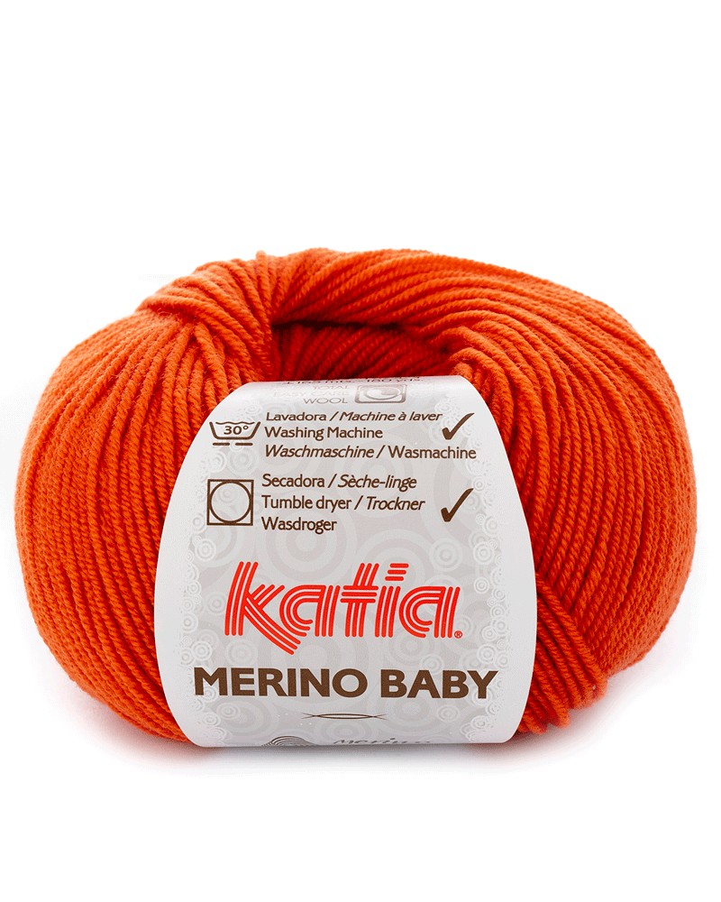 KATIA LANA MERINO BABY N 49 NARANJA