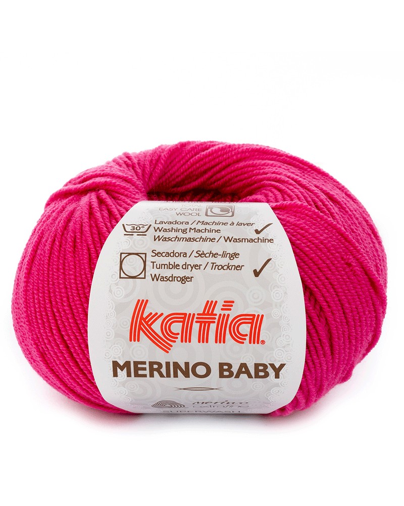 KATIA LANA MERINO BABY N 60 FUSIA