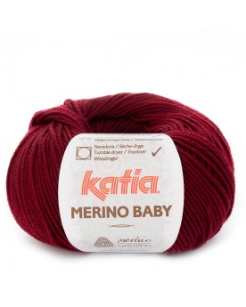 KATIA LANA MERINO BABY N 62 GRANATE OSCURO