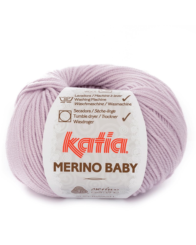 KATIA LANA MERINO BABY N 66 MALVA CLARO