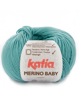 KATIA LANA MERINO BABY N 74 TURQUESA CLARO