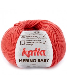KATIA LANA MERINO BABY N 77 NARANJA SALMON