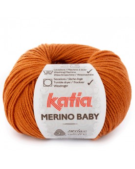 KATIA LANA MERINO BABY N 83 COBRE PERLADO
