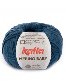 KATIA LANA MERINO BABY N 84 AZUL NOCHE