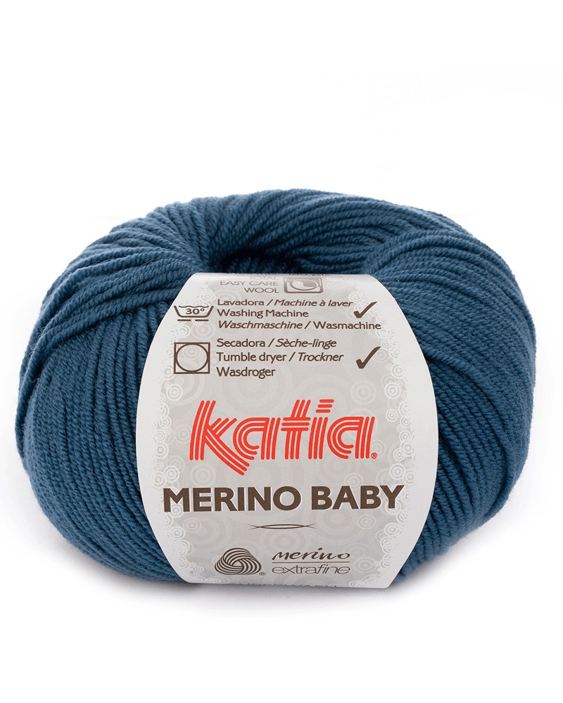 KATIA LANA MERINO BABY N 84 AZUL NOCHE