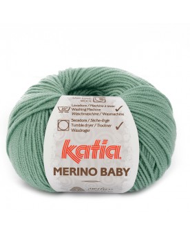 KATIA LANA MERINO BABY N 86 VERDE MENTA