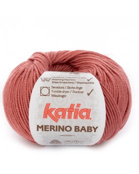 KATIA LANA MERINO BABY N 87 ROJO SALMON