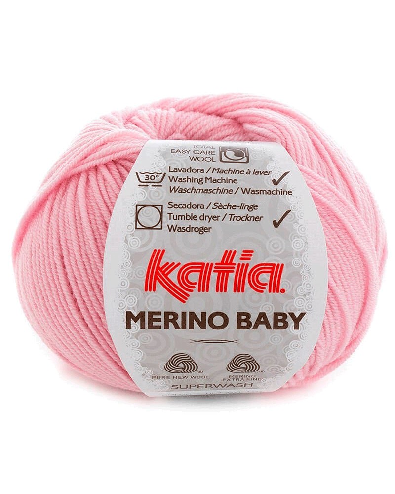 KATIA LANA MERINO BABY N 92 ROSA CLARO