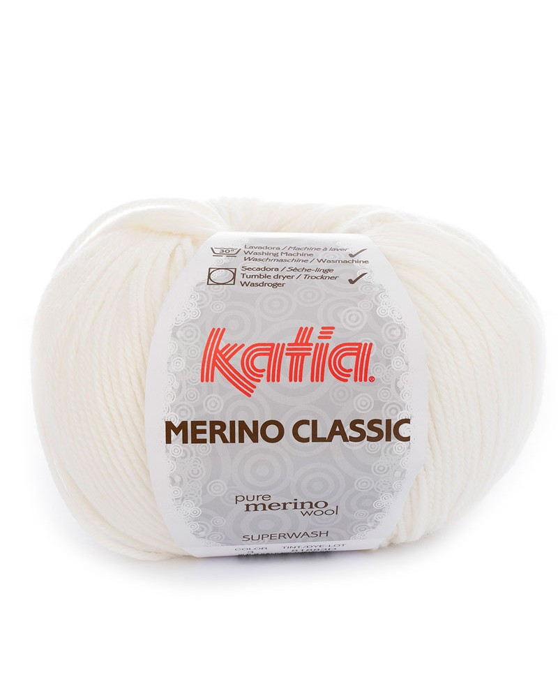 LANA KATIA MERINO CLASSIC N 3 CRUDO LANA KATIA MERINO CLASSIC N 3 CRUDO
