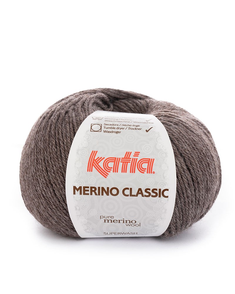 LANA KATIA MERINO CLASSIC N 8 GRIS OSCURO LANA KATIA MERINO CLASSIC N 8 GRIS OSCURO