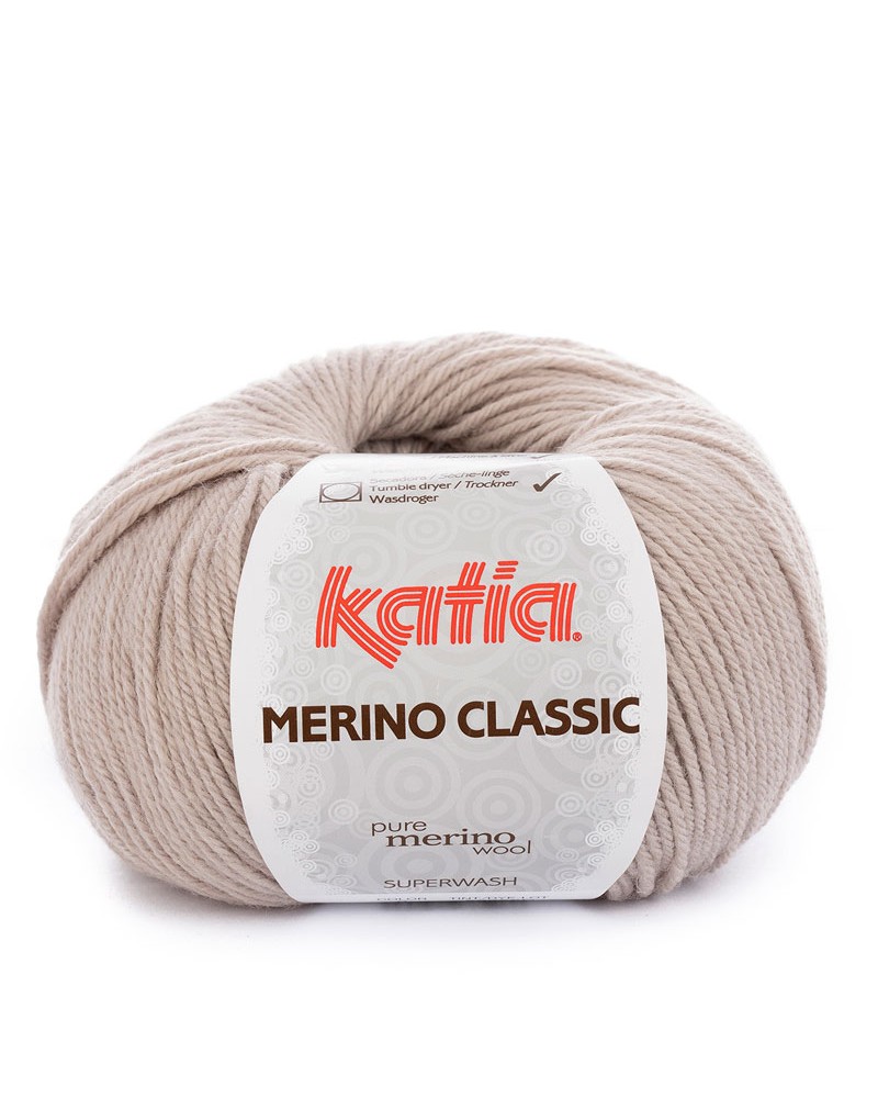 LANA KATIA MERINO CLASSIC N 9 GRIS CLARO LANA KATIA MERINO CLASSIC N 9 GRIS CLARO