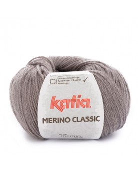 LANA KATIA  MERINO CLASSIC N 13 GRIS MEDIO