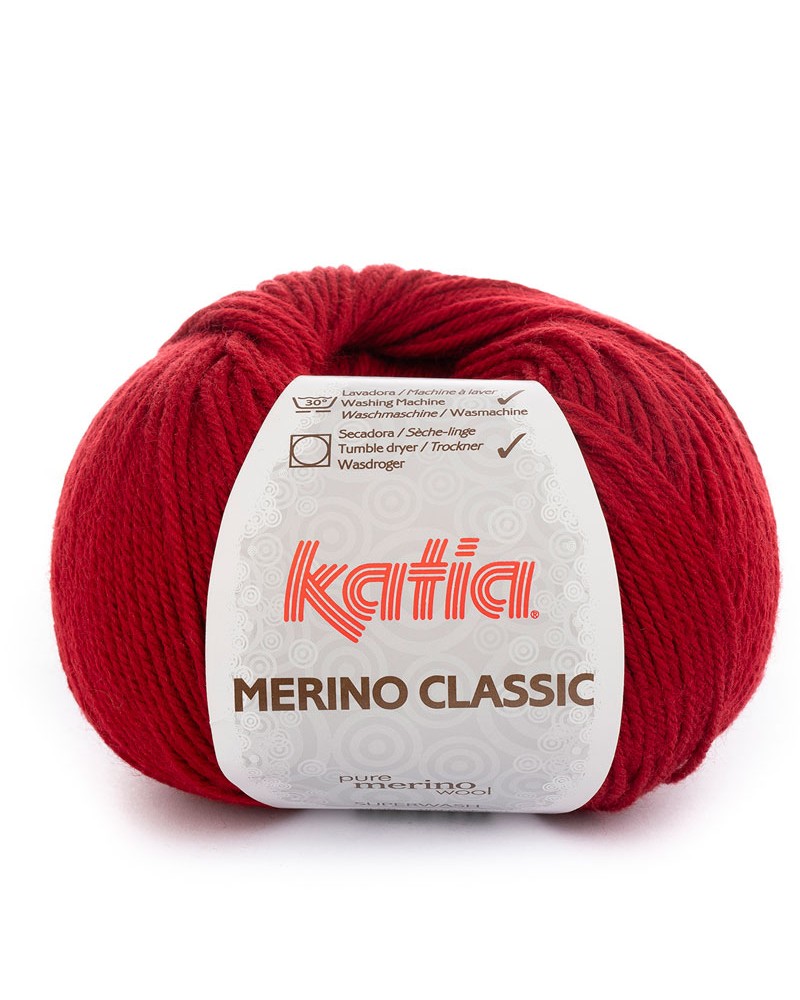 LANA KATIA MERINO CLASSIC N 22 GRANATE LANA KATIA MERINO CLASSIC N 22 GRANATE
