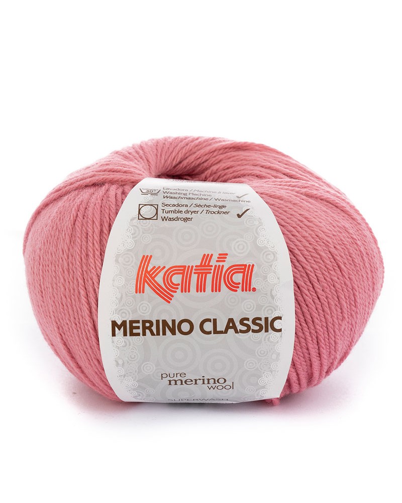 LANA KATIA MERINO CLASSIC N 26 ROSA MEDIO LANA KATIA MERINO CLASSIC N 26 ROSA MEDIO