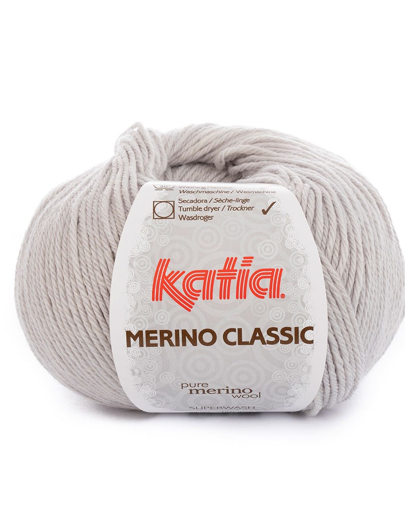 LANA KATIA MERINO CLASSIC N 38 GRIS MUY CLARO LANA KATIA MERINO CLASSIC N 38 GRIS MUY CLARO