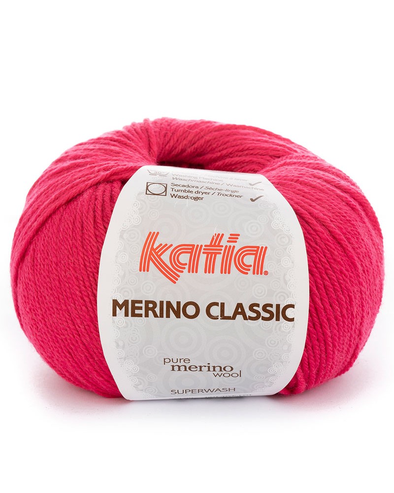 LANA KATIA MERINO CLASSIC N 40 FUSIA CLARO LANA KATIA MERINO CLASSIC N 40 FUSIA CLARO