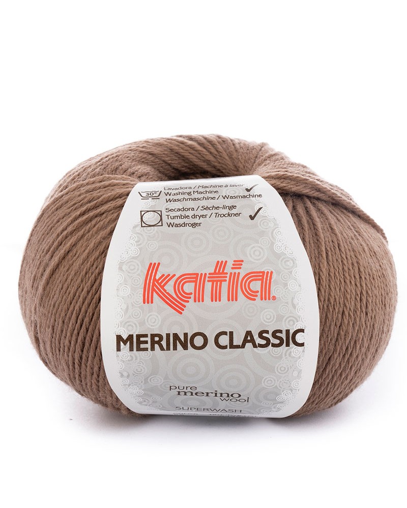LANA KATIA MERINO CLASSIC N 68 MARRON CORZO LANA KATIA MERINO CLASSIC N 68 MARRON CORZO