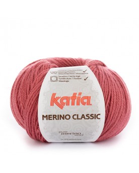 LANA KATIA  MERINO CLASSIC N 75 ROSA FRAMBUESA
