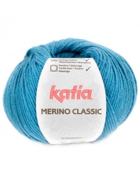 LANA KATIA  MERINO CLASSIC N 81 AZUL VERDOSO