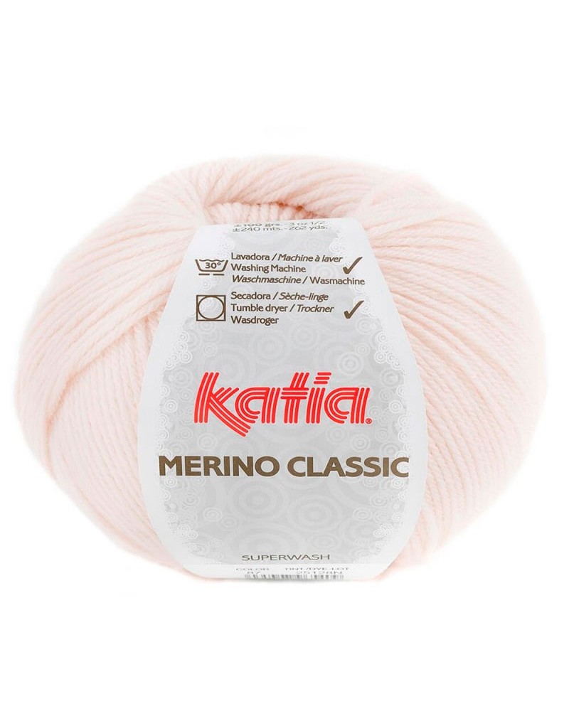 LANA KATIA MERINO CLASSIC N 87 ROSA MUY CLARO LANA KATIA MERINO CLASSIC N 87 ROSA MUY CLARO