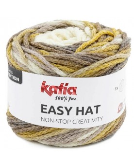 LANA KATIA EASY HAT 500 MARRON-OCRE