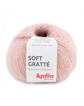 KATIA SOFT GRATTÉ 68 ROSA CLARO