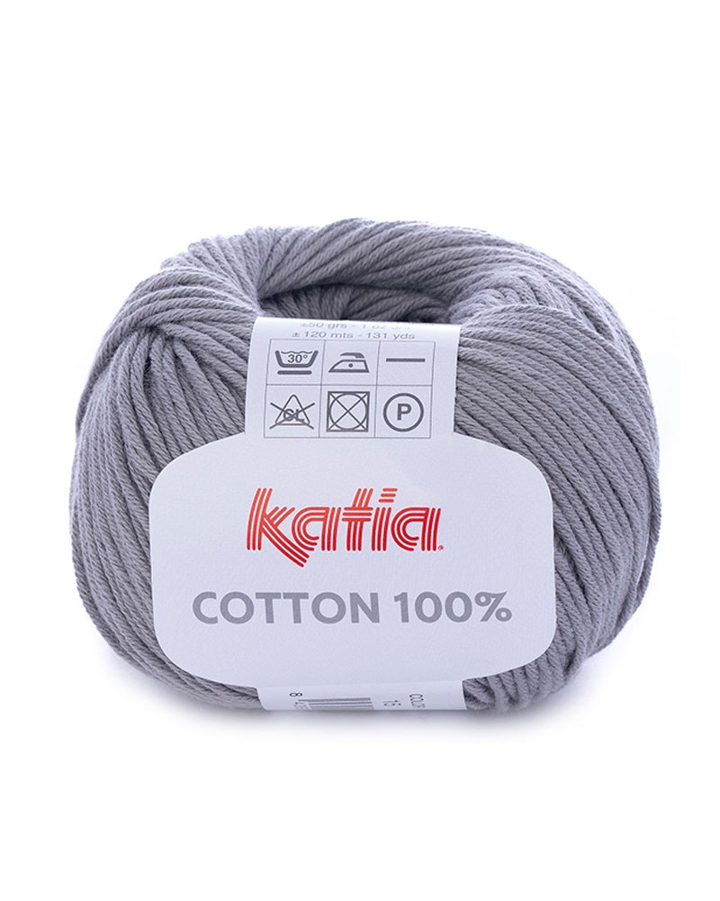 KATIA ALGODÓN COTTON 100% 15 GRIS MEDIO