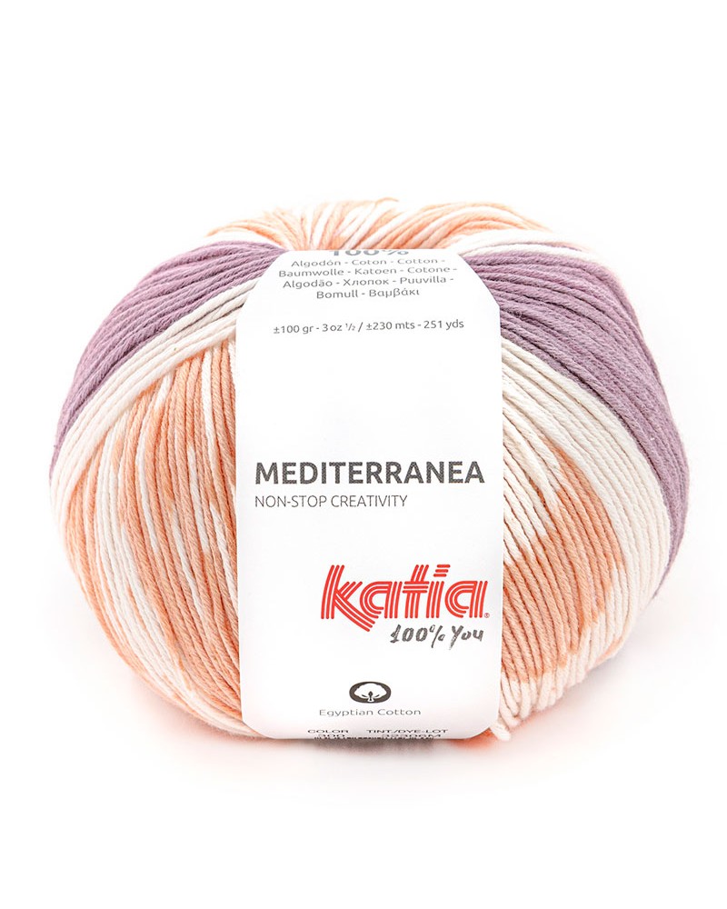 KATIA MEDITERRANEA 300 - MORADO PERLADO-MARRÓN CORZO-NARANJA KATIA MEDITERRANEA 300 - MORADO PERLADO-MARRÓN CORZO-NARANJA