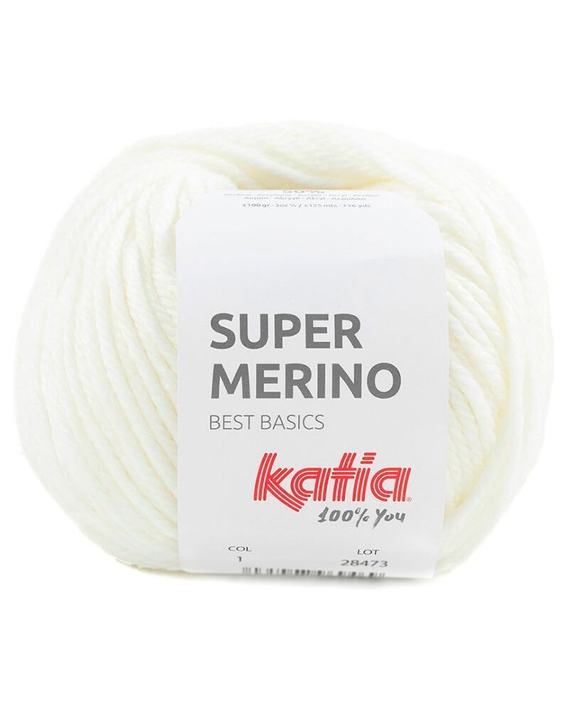 KATIA SUPER MERINO 1 BLANCO KATIA SUPER MERINO 1 BLANCO