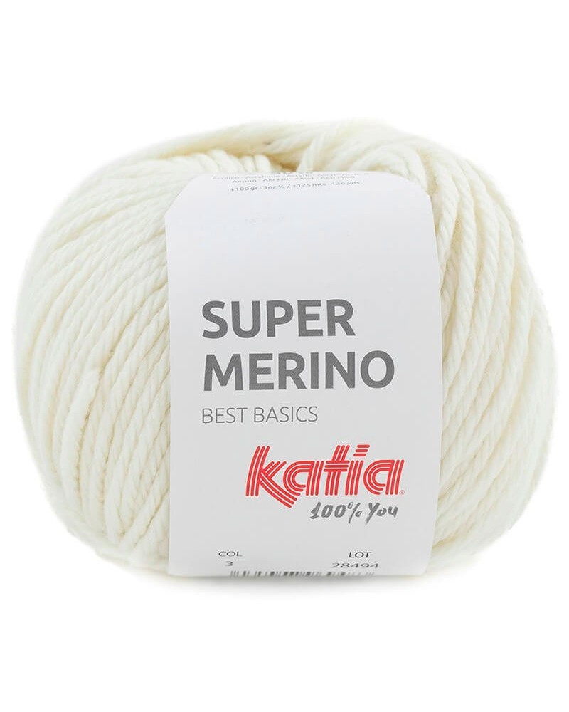 KATIA SUPER MERINO 3 CRUDO KATIA SUPER MERINO 3 CRUDO