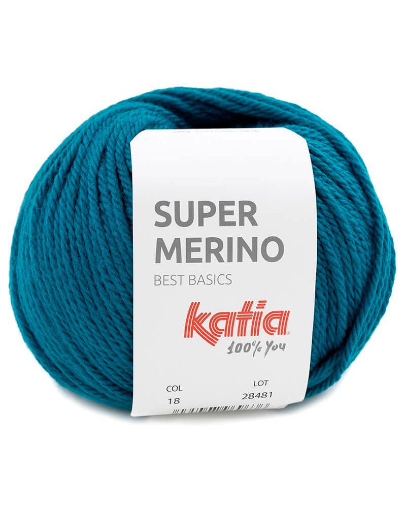 KATIA SUPER MERINO 18 AZUL VERDOSO KATIA SUPER MERINO 18 AZUL VERDOSO