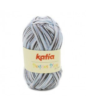 KATIA PEQUES PLUS 101 - AZUL-GRIS-BLANCO