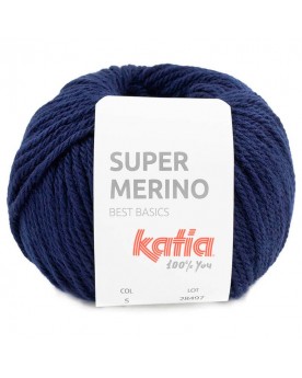 KATIA SUPER MERINO 5 AZUL OSCURO