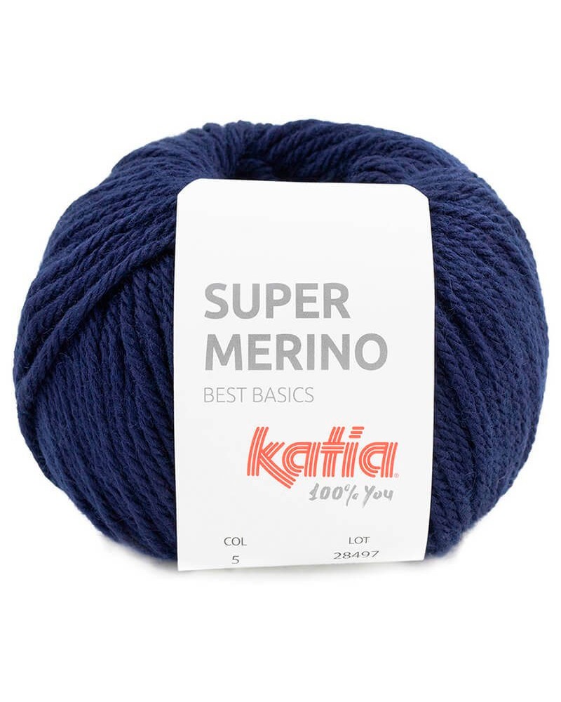 KATIA SUPER MERINO 5 AZUL OSCURO KATIA SUPER MERINO 5 AZUL OSCURO