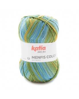 KATIA MENFIS COLOR 117 OCRE-VERDE-AZUL