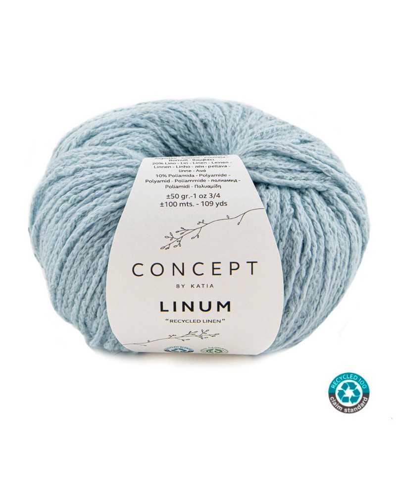 KATIA LINUM 58 AZUL PASTEL